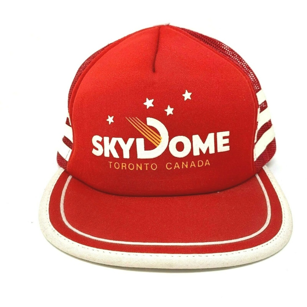 Skydome Toronto Canada Mesh Trucker Snapback VTG